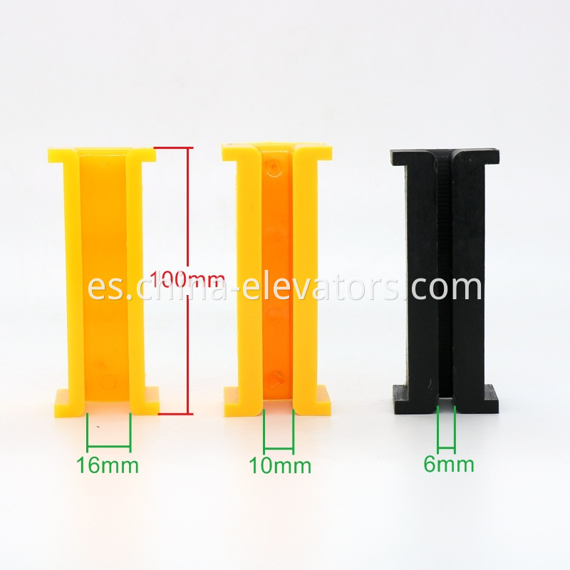 CWT Guide Shoe Insert for OTIS MRL Elevators L=100mm